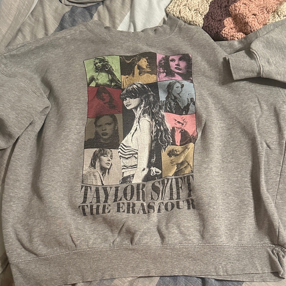 Taylor Swift Gray The Eras Tour Sweatshirt